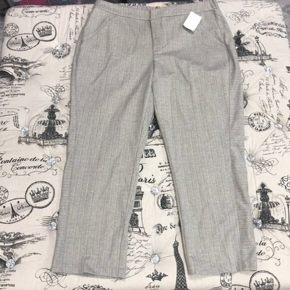 Democracy Patterned Flat Front Pants - Picture 3 of 7